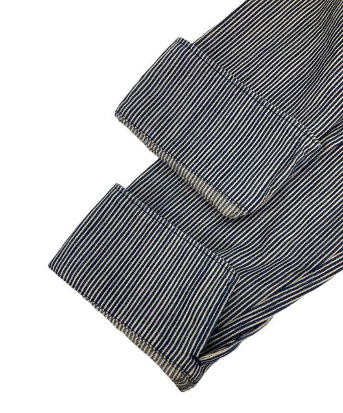 45rpm（45アールピーエム）45rpm (45アールピーエム) インディゴストライプワンピース グレー サイズ:3の古着・服飾アイテム