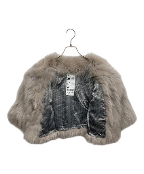 VOLATA（ボラータ）VOLATA (ボラータ) フォックスファージャケット グレー サイズ:38の古着・服飾アイテム