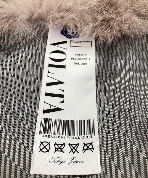 VOLATA（ボラータ）VOLATA (ボラータ) フォックスファージャケット グレー サイズ:38の古着・服飾アイテム