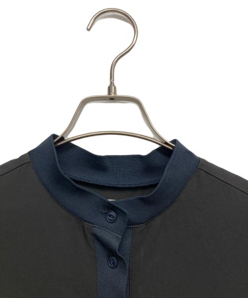 SUMI STYLE（スミ スタイル）SUMI STYLE (スミ スタイル) 半袖ランダムアンダープリーツワンピース ブラック サイズ:Fの古着・服飾アイテム