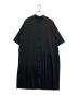 SUMI STYLE（スミ スタイル）の古着「半袖ランダムアンダープリーツワンピース」｜ブラック