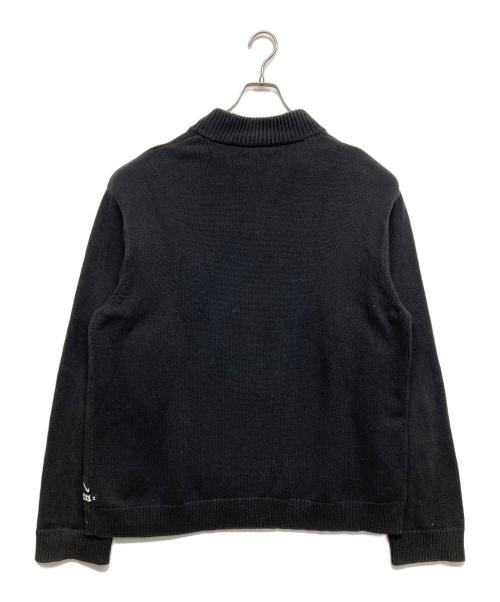 CHAPS（チャップス）CHAPS (チャップス) ハーフジップニット ブラック サイズ:XXLの古着・服飾アイテム