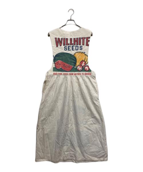VINTAGE（ヴィンテージ）VINTAGE (ヴィンテージ) ヴィンテージフィードサックワンピース ホワイト サイズ:無しの古着・服飾アイテム