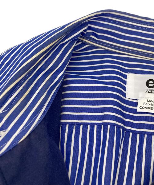 eYe COMME des GARCONS JUNYAWATANABE MAN（アイ コム デ ギャルソン ジュンヤ ワタナベ マン）eYe COMME des GARCONS JUNYAWATANABE MAN (アイ コム デ ギャルソン ジュンヤ ワタナベ マン) 切替シャツ ブルー サイズ:Lの古着・服飾アイテム