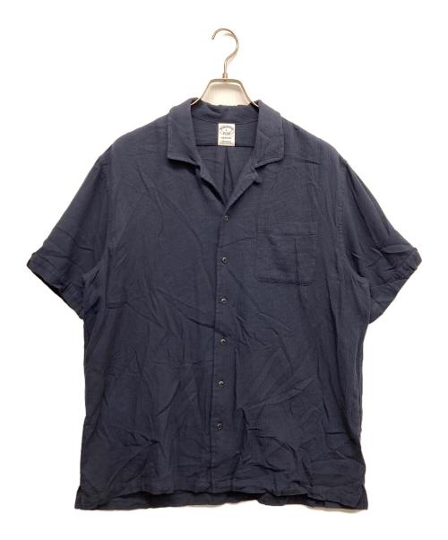 BROOKS BROTHERS（ブルックスブラザーズ）BROOKS BROTHERS (ブルックスブラザーズ) コットンオープンカラーシャツ ネイビー サイズ:Lの古着・服飾アイテム