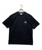 LACOSTEラコステ）の古着「ロゴ半袖カットソー」｜ブラック