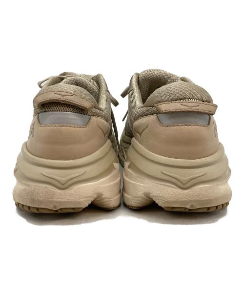 HOKAONEONE（ホカオネオネ）HOKAONEONE (ホカオネオネ) BONDIローカットスニーカー ベージュ サイズ:29の古着・服飾アイテム