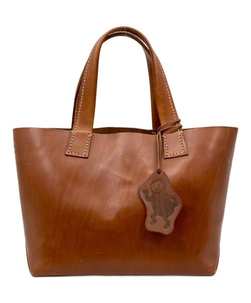 genten（ゲンテン）genten (ゲンテン) ku:nel アマーノハンドバッグ ブラウンの古着・服飾アイテム