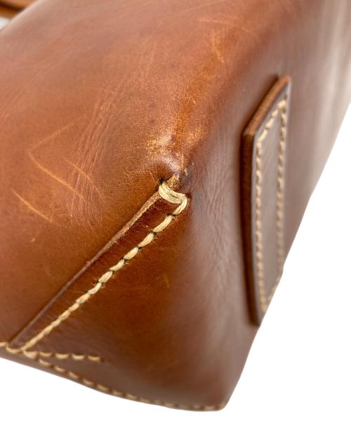 genten（ゲンテン）genten (ゲンテン) ku:nel アマーノハンドバッグ ブラウンの古着・服飾アイテム