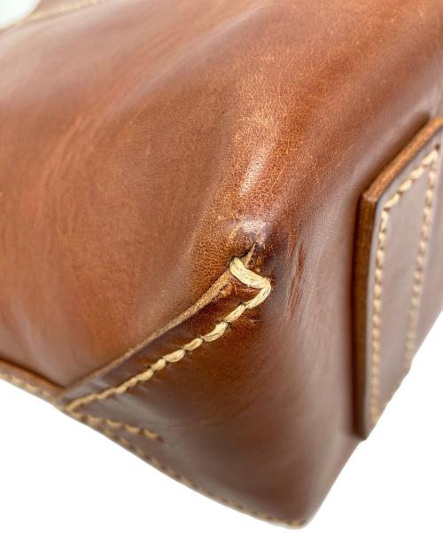 genten（ゲンテン）genten (ゲンテン) ku:nel アマーノハンドバッグ ブラウンの古着・服飾アイテム