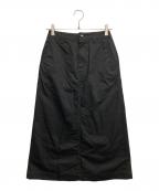 Snow peakスノーピーク）の古着「ロングスカート」｜ブラック