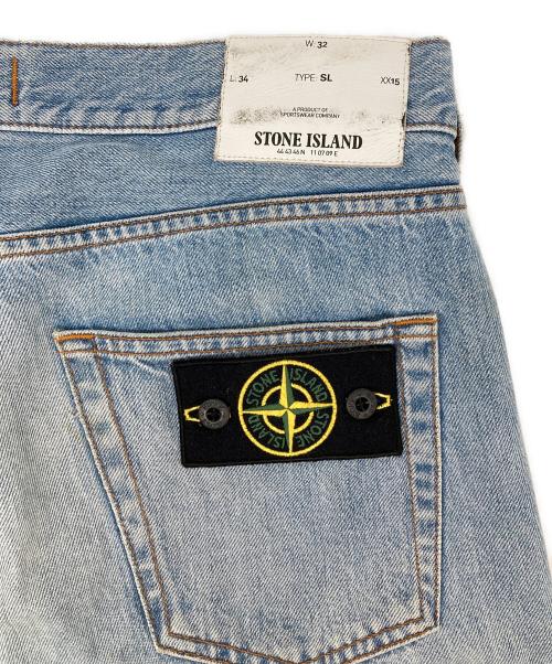 STONE ISLAND（ストーンアイランド）STONE ISLAND (ストーンアイランド) デニムパンツ インディゴ サイズ:W32の古着・服飾アイテム