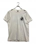 stussyステューシー）の古着「プリントTシャツ」｜ホワイト