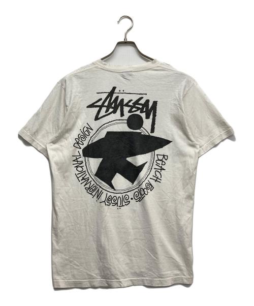 stussy（ステューシー）stussy (ステューシー) プリントTシャツ ホワイト サイズ:Mの古着・服飾アイテム