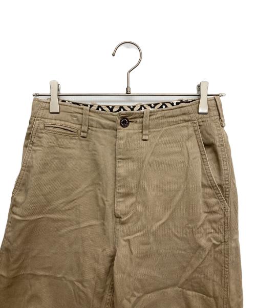 DRESSTERIOR（ドレステリア）DRESSTERIOR (ドレステリア) ヴィンテージワイドチノパンツ ベージュ サイズ:34の古着・服飾アイテム