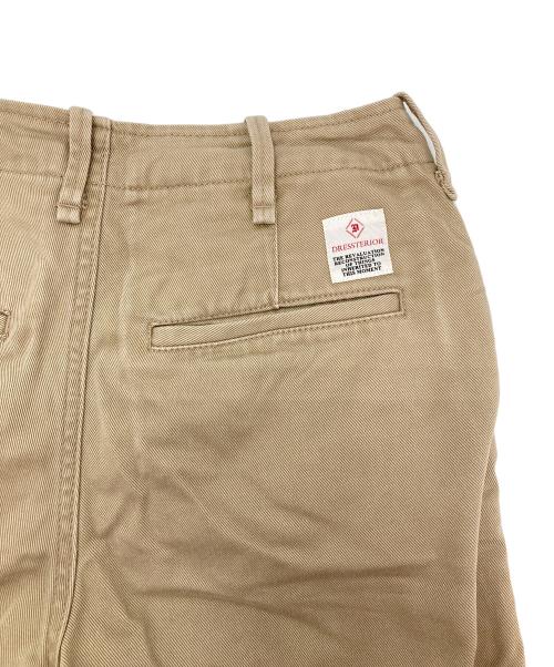 DRESSTERIOR（ドレステリア）DRESSTERIOR (ドレステリア) ヴィンテージワイドチノパンツ ベージュ サイズ:34の古着・服飾アイテム