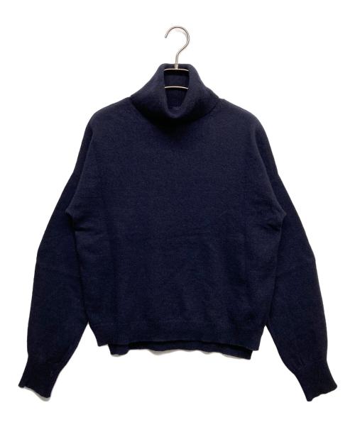 45R（フォーティファイブ・アール）45R (フォーティファイブ・アール) タートルネックニット ネイビー サイズ:2の古着・服飾アイテム