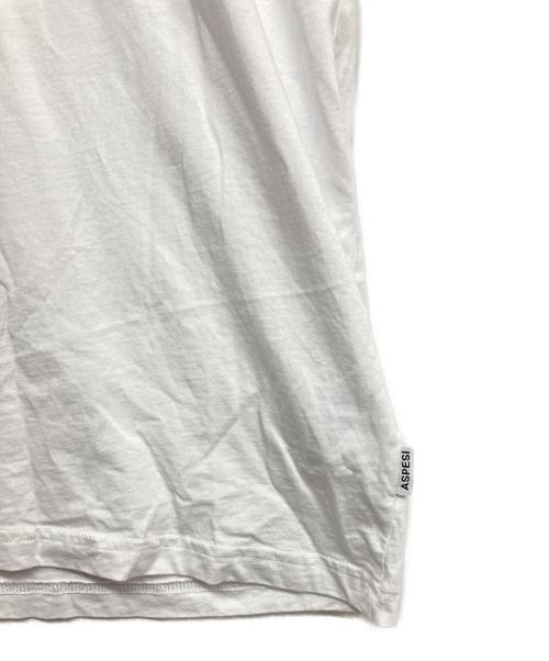 ASPESI（アスペジ）ASPESI (アスペジ) プリントTシャツ ホワイト サイズ:XLの古着・服飾アイテム