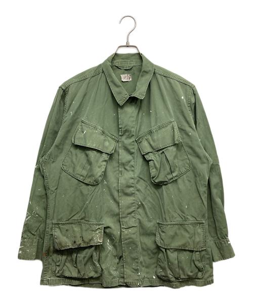 US ARMY（ユーエスアーミー）US ARMY (ユーエスアーミー) 60s 3rd ジャングルファティーグジャケット グリーン サイズ:MEDIUM-SHORTの古着・服飾アイテム