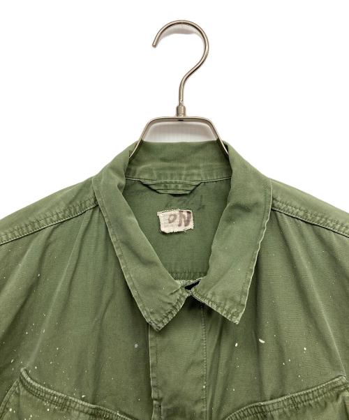US ARMY（ユーエスアーミー）US ARMY (ユーエスアーミー) 60s 3rd ジャングルファティーグジャケット グリーン サイズ:MEDIUM-SHORTの古着・服飾アイテム