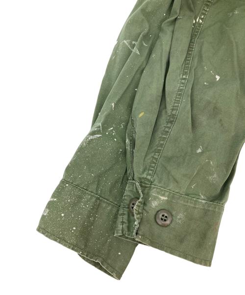 US ARMY（ユーエスアーミー）US ARMY (ユーエスアーミー) 60s 3rd ジャングルファティーグジャケット グリーン サイズ:MEDIUM-SHORTの古着・服飾アイテム