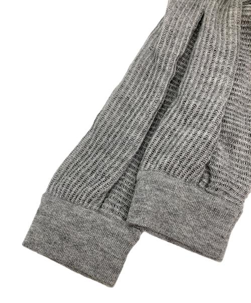 ACRONYM（アクロニウム）ACRONYM (アクロニウム) Cashllama Silk Mesh Crewneck Sweatshirt グレー サイズ:Sの古着・服飾アイテム