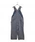 ATLAST & CO (アットラスト) ヒッコリーオーバーオール ブルー サイズ:38：18000円