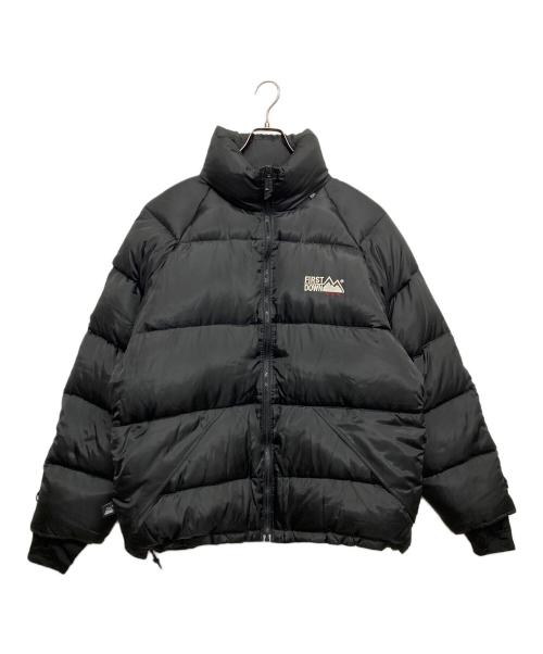 FIRST DOWN（ファーストダウン）FIRST DOWN (ファーストダウン) ダウンジャケット ブラック サイズ:Mの古着・服飾アイテム