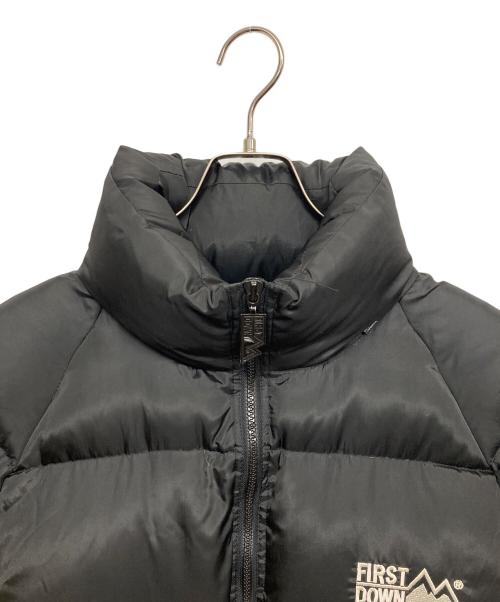 FIRST DOWN（ファーストダウン）FIRST DOWN (ファーストダウン) ダウンジャケット ブラック サイズ:Mの古着・服飾アイテム