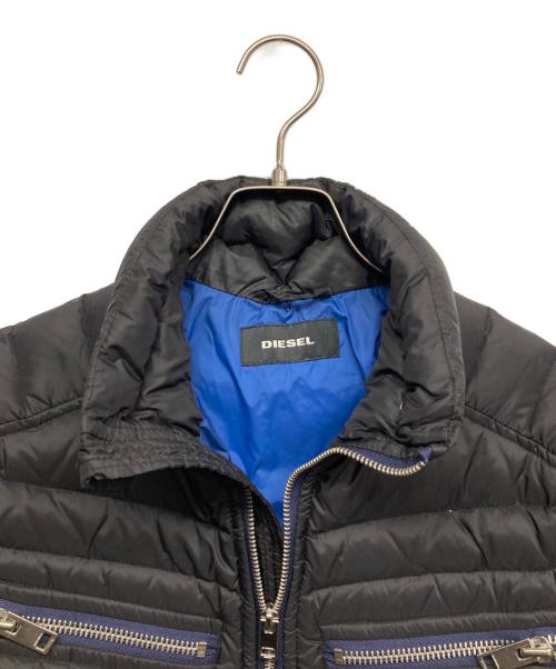 DIESEL（ディーゼル）DIESEL (ディーゼル) 中綿ジャケット ブラック サイズ:Ｓの古着・服飾アイテム