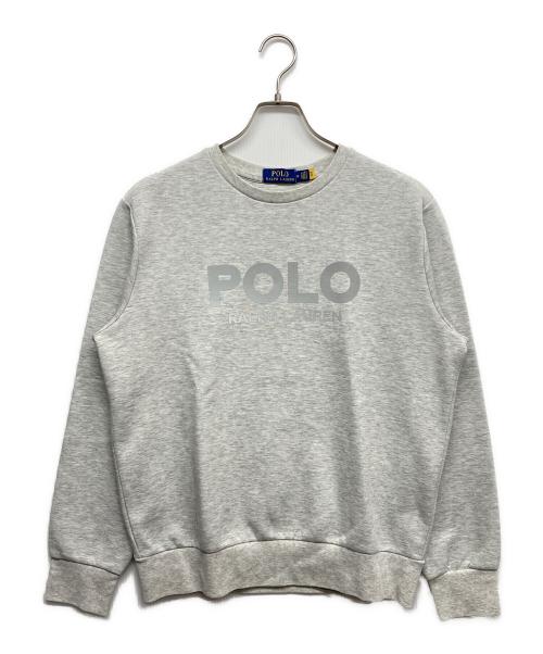 POLO RALPH LAUREN（ポロ・ラルフローレン）POLO RALPH LAUREN (ポロ・ラルフローレン) ロゴスウェット グレー サイズ:Mの古着・服飾アイテム