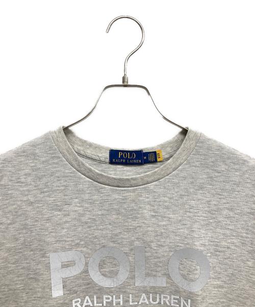 POLO RALPH LAUREN（ポロ・ラルフローレン）POLO RALPH LAUREN (ポロ・ラルフローレン) ロゴスウェット グレー サイズ:Mの古着・服飾アイテム