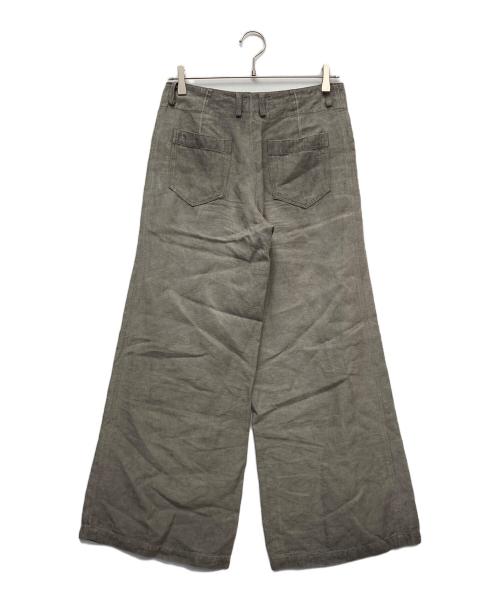 natsuno hiraiwa（ナツノヒライワ）natsuno hiraiwa (ナツノヒライワ) リネンワイドパンツ ベージュ サイズ:Mの古着・服飾アイテム