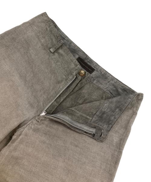 natsuno hiraiwa（ナツノヒライワ）natsuno hiraiwa (ナツノヒライワ) リネンワイドパンツ ベージュ サイズ:Mの古着・服飾アイテム