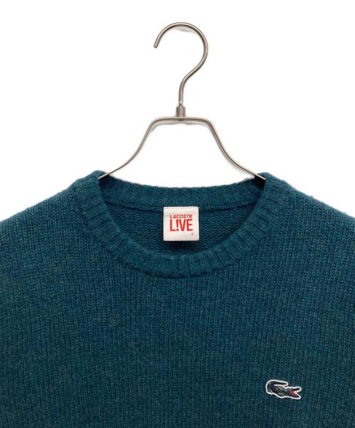 LACOSTE LIVE（ラコステライブ）LACOSTE LIVE (ラコステライブ) ウールニット グリーン サイズ:3の古着・服飾アイテム