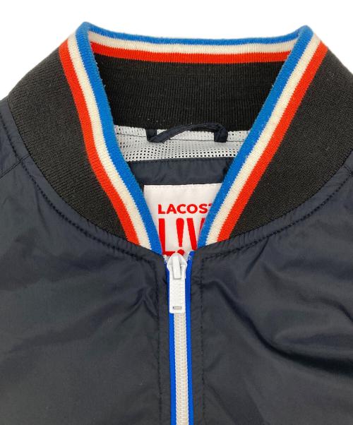 LACOSTE LIVE（ラコステライブ）LACOSTE LIVE (ラコステライブ) ナイロンブルゾン ネイビー サイズ:50の古着・服飾アイテム
