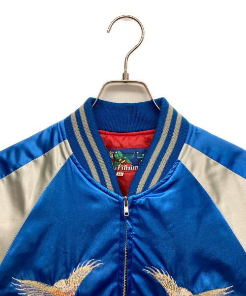 hoshihime（ホシヒメ）hoshihime (ホシヒメ) スカジャン ブルー サイズ:LLの古着・服飾アイテム