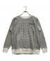 stussy（ステューシー）の古着「チェック柄スウェット」｜ブラック×ホワイト