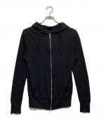 Le troyesルトロワ）の古着「ニットパーカー」｜ブラック