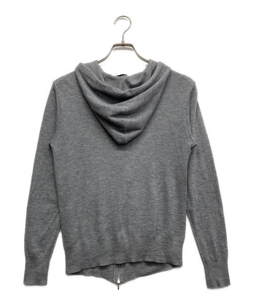 Le troyes（ルトロワ）le troyes (ルトロワ) ニットパーカー グレー サイズ:Mの古着・服飾アイテム