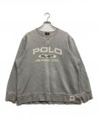 POLO JEANS CO.ポロジーンズカンパニー）の古着「ロゴスウェット」｜ライトグレー
