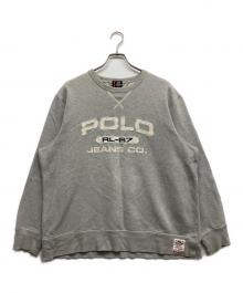 POLO JEANS CO.（ポロジーンズカンパニー）の古着「ロゴスウェット」｜ライトグレー