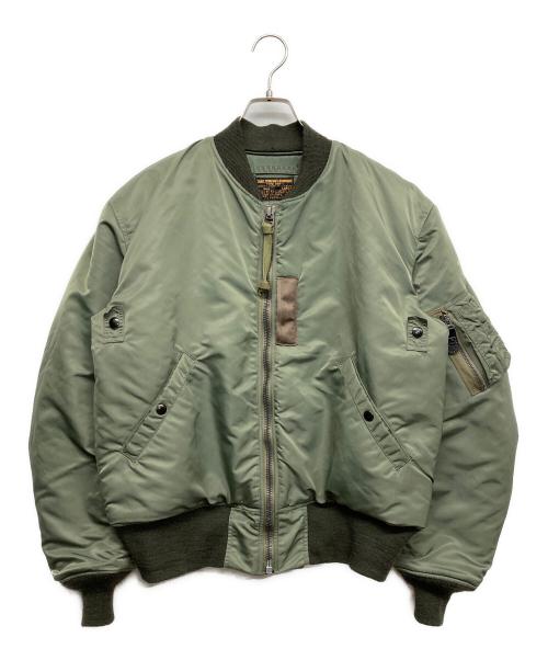 Buzz Rickson’s（バズリクソンズ）Buzz Rickson’s (バズリクソンズ) LION UNIFORM INC．MA-1ジャケット カーキ サイズ:Lの古着・服飾アイテム