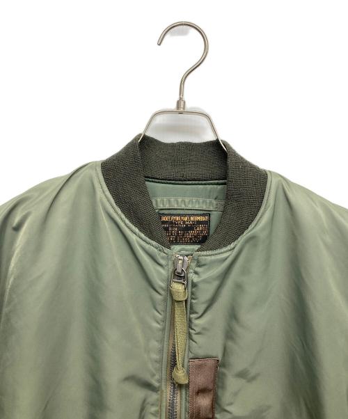 Buzz Rickson’s（バズリクソンズ）Buzz Rickson’s (バズリクソンズ) LION UNIFORM INC．MA-1ジャケット カーキ サイズ:Lの古着・服飾アイテム