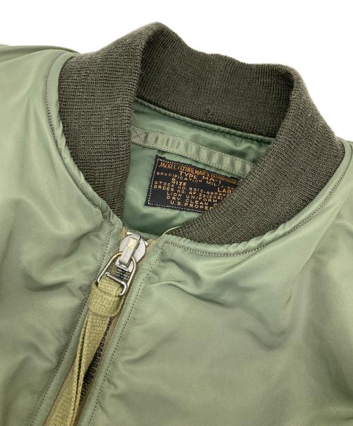 Buzz Rickson’s（バズリクソンズ）Buzz Rickson’s (バズリクソンズ) LION UNIFORM INC．MA-1ジャケット カーキ サイズ:Lの古着・服飾アイテム