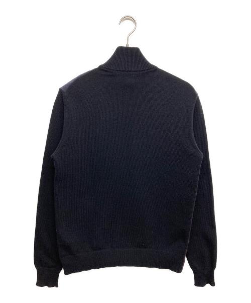 JIL SANDER（ジルサンダー）JIL SANDER (ジルサンダー) モックネッックニット ネイビー サイズ:46の古着・服飾アイテム