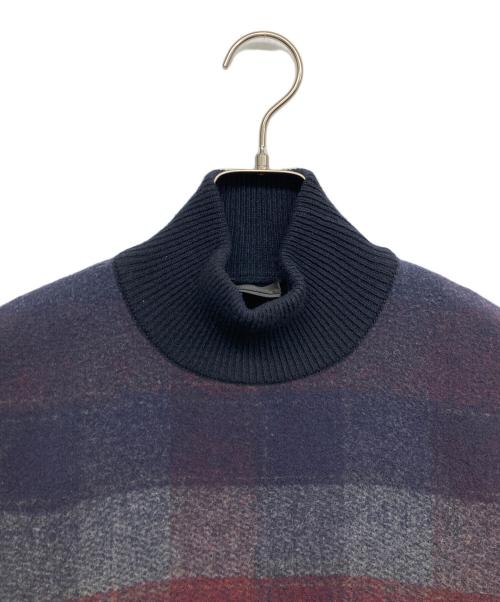 JIL SANDER（ジルサンダー）JIL SANDER (ジルサンダー) モックネッックニット ネイビー サイズ:46の古着・服飾アイテム