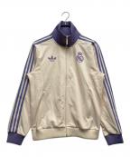 adidasアディダス）の古着「トラックジャケット」｜ベージュ