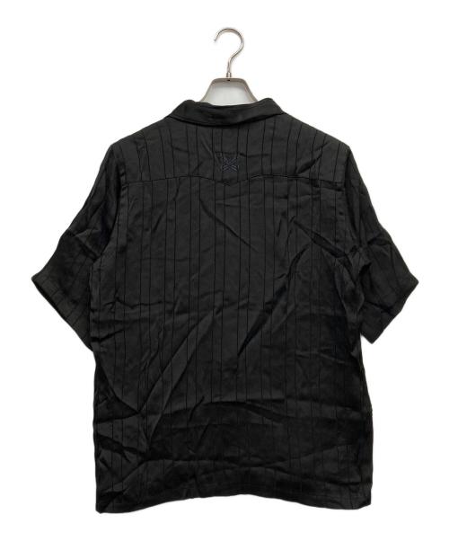 Needles（ニードルズ）Needles (ニードルズ) バタフライ刺繍開襟半袖シャツ ブラック サイズ:XSの古着・服飾アイテム