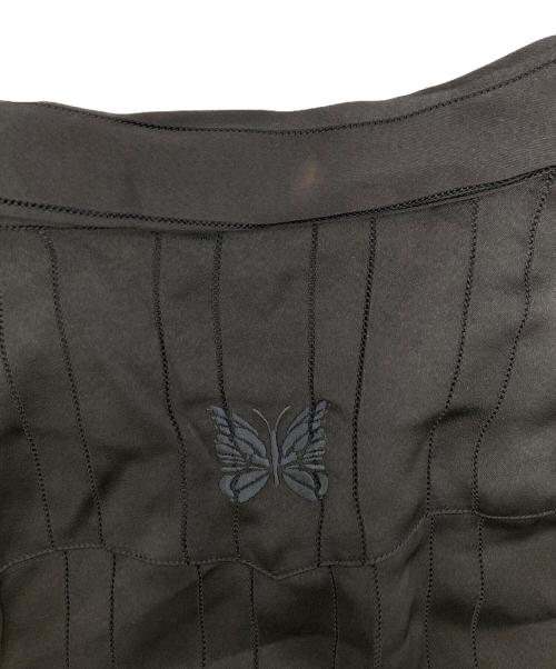 Needles（ニードルズ）Needles (ニードルズ) バタフライ刺繍開襟半袖シャツ ブラック サイズ:XSの古着・服飾アイテム